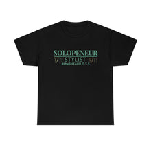 Load image into Gallery viewer, Unisex SOLOPRENEUR  Stylist Cotton Tee
