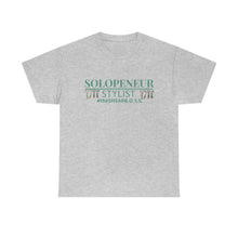 Load image into Gallery viewer, Unisex SOLOPRENEUR  Stylist Cotton Tee
